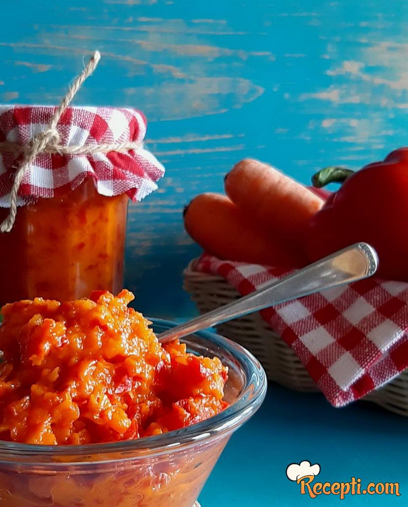 Ajvar od paprika i šargarepe - Recepti.com