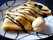 Palačinke sa pudingom i bananama