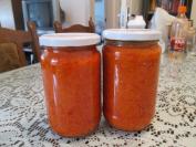 Binkin ajvar sa crvenim i plavim paradajzom