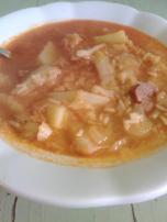 Kuvani kupus sa kobasicom