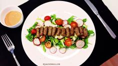 Mini ćevapi sa povrćem