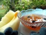 Slatko od dinje ananas i crnog grožđa