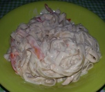 Pasta sa piletinom, povrćem i neutralnom pavlakom