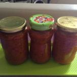 Ajvar od pečenih paprika i šargarepe