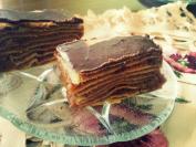 Čoko oranž rozen torta