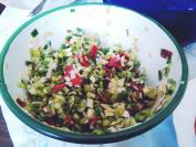 Salata sa prazilukom i suvim papričicama