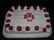 Vanil krem torta sa jagodama