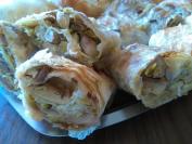 Pita sa mariniranim šampinjonima i prazilukom
