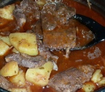 Plećka u sosu od vina