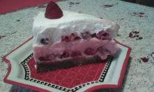 Nepečana torta s malinama