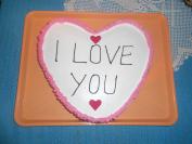Brza torta sa malinama (I love you)