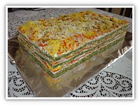 Šarena slana torta