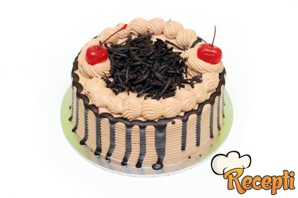 Kafe krem torta