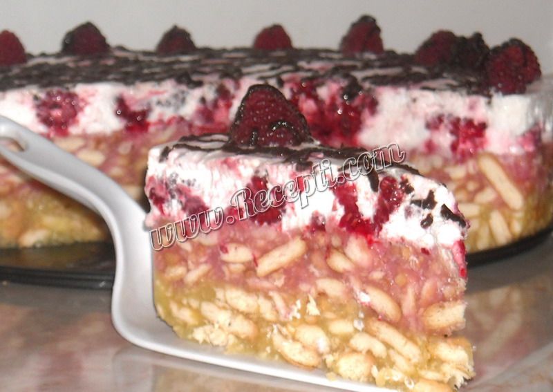 Puding torta sa malinama