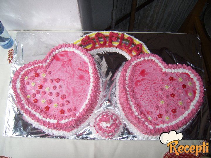 Moskva torta - Dva srca