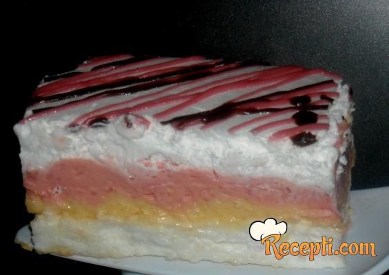 Šarena sladoled torta