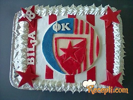 Čoko voćna torta (Crvena Zvezda)