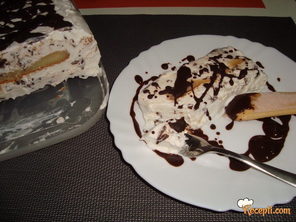 Sladoled torta sa piškotama