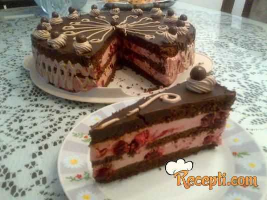 Čokoladna torta sa višnjama (3)