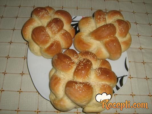 Pleteni kolač hleb