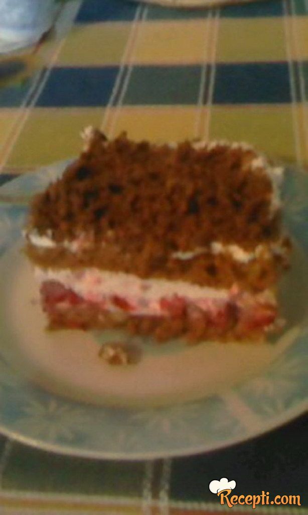 Torta sa malina i ribizlama