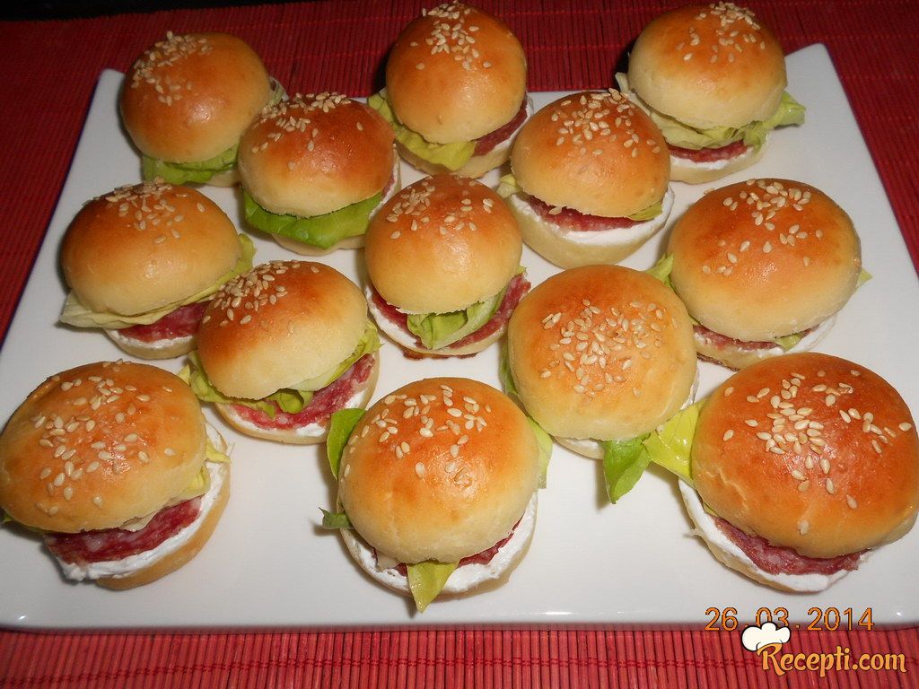 Mini hamburgeri