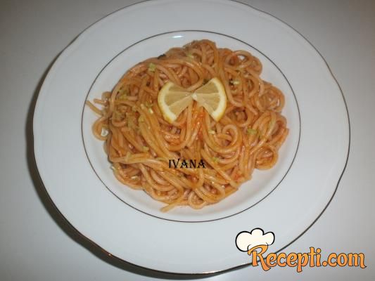 Špagete sa limunom