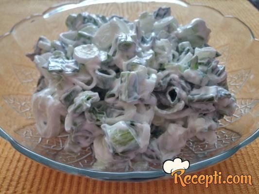 Lukmira - salata od mladog luka