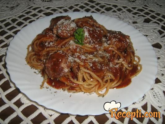 Špageti sa ćufticama