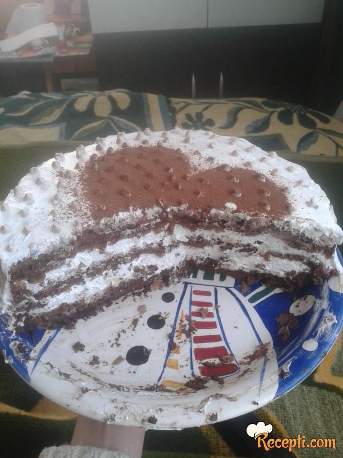 Kremasta čokoladna torta