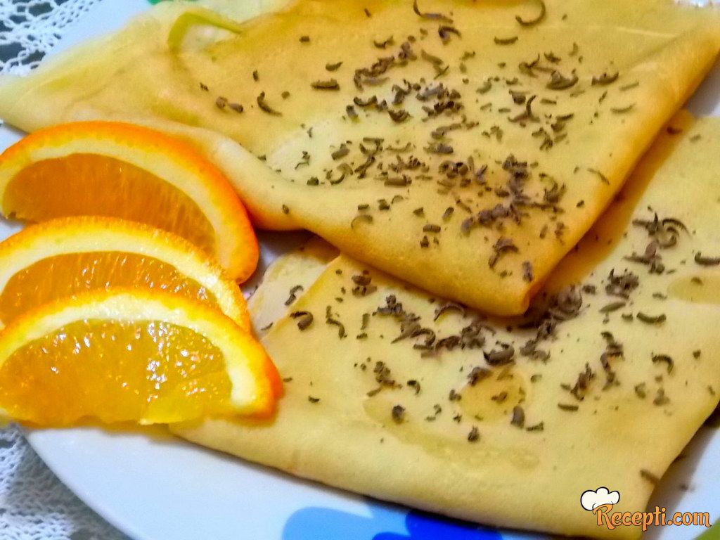 Narandža - fanta palačinke