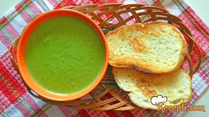 Zelena krem supa