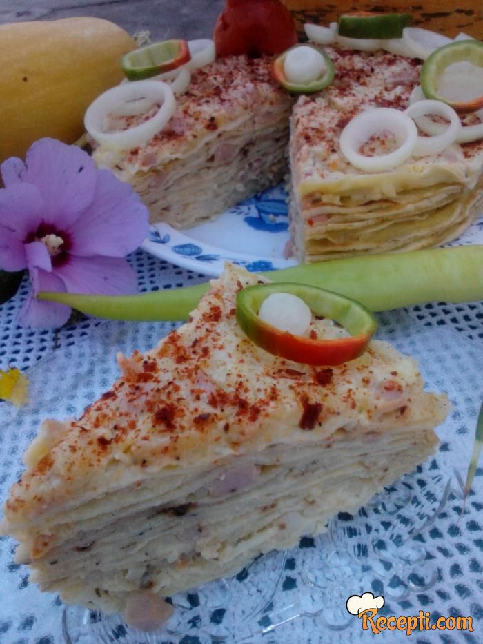 Slana torta sa tikvicama