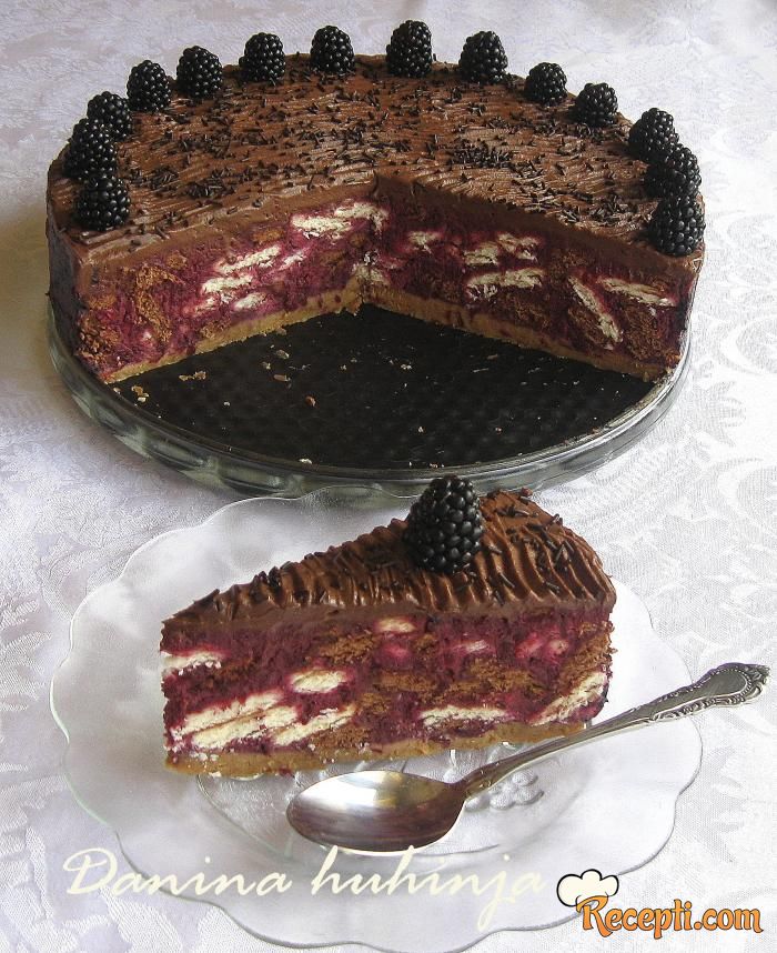 Mozaik torta sa kupinama