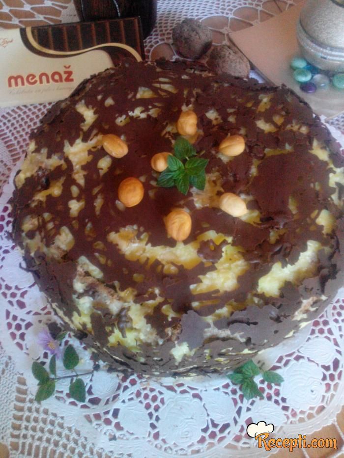 Čokoladna torta sa bananama