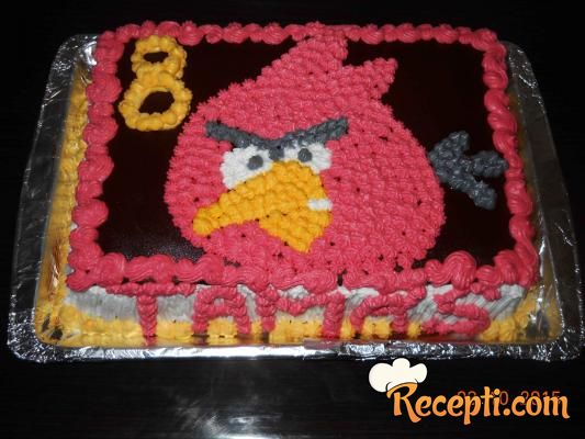 Čoko Angry Birds torta