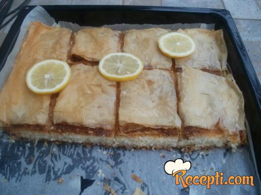 Kokos baklava s limunom