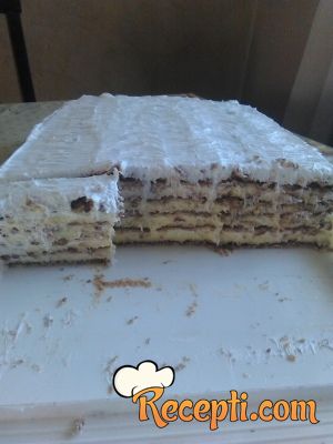 Torta sa turskim keksom i pudingom