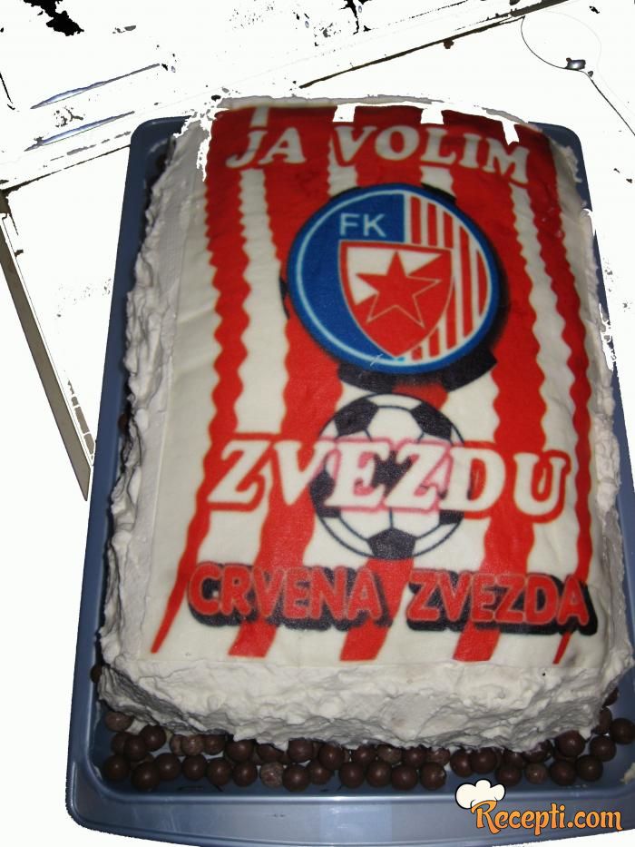 Crvena Zvezda torta