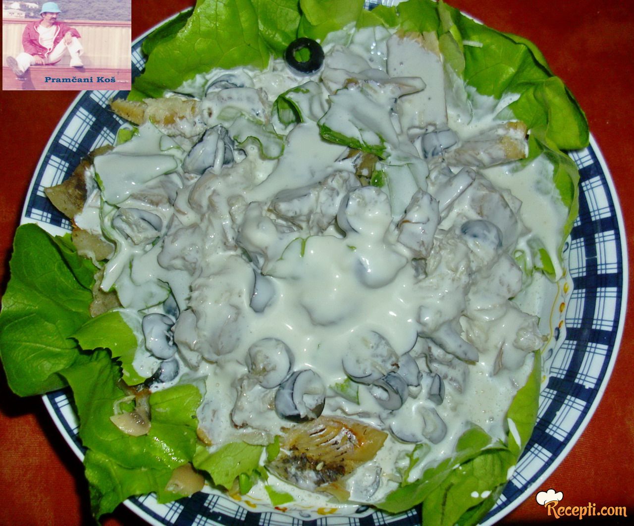 Oslić salata