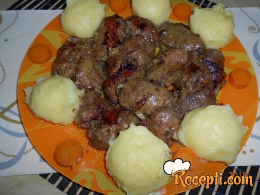 Pržena pileća džigerica