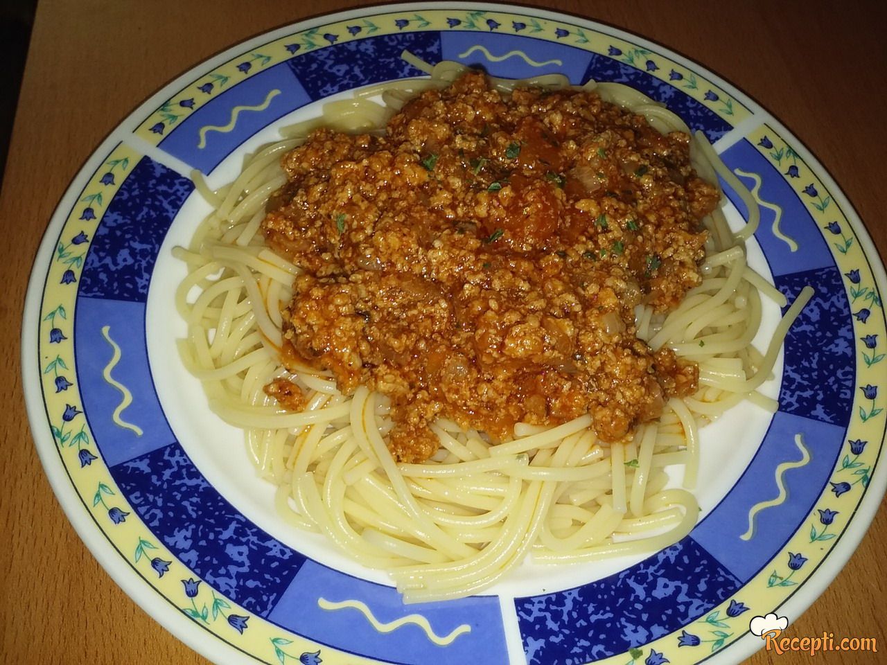 Špageti bolognese (bolonjez) na moj način