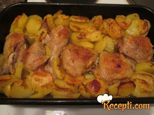 Krompir sa piletinom (2)