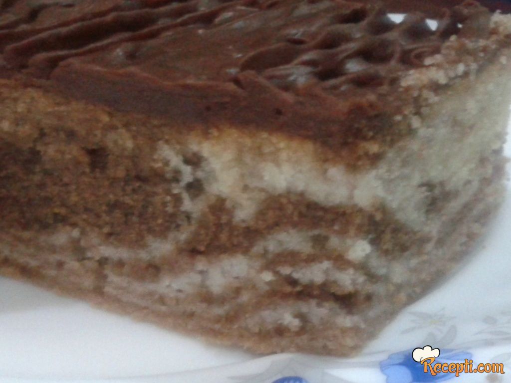 Čokoladni zebra kolač