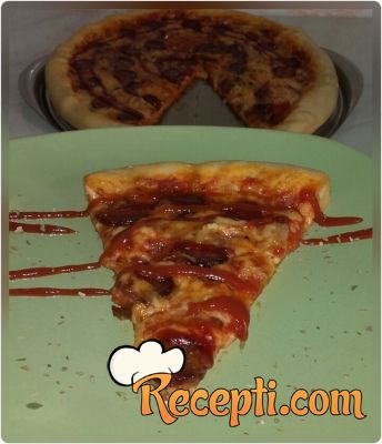 Pizza alla salsiccia