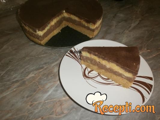 Čokoladna torta sa keksom