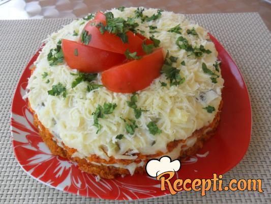 Slana ajvar torta