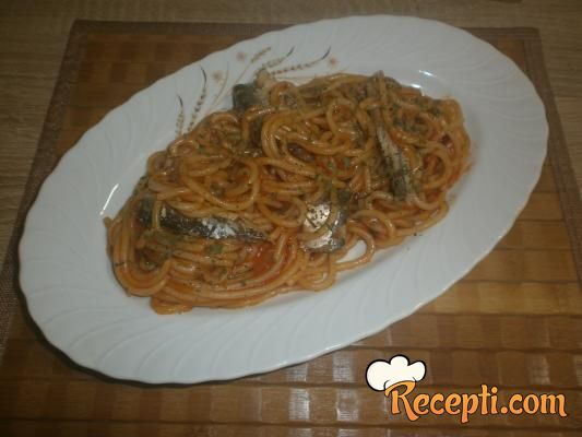 Špagete sa sardinama