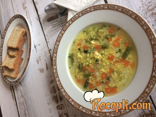 Minestrone supa sa mesom