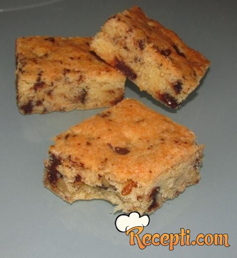 Chocolate Chip Cookie Slices